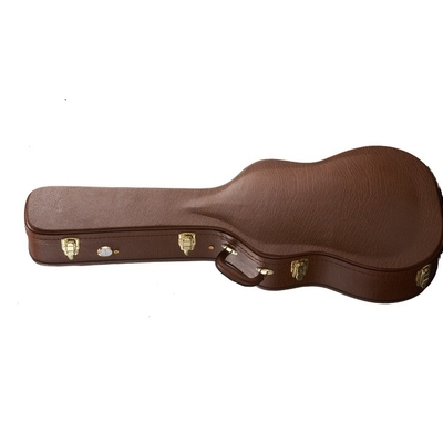 Καφετί Plywooden 38» περίπτωση 13cm ραφιών κιθάρων παχιά επένδυση βελούδου λαιμών
