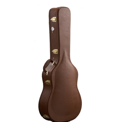 Καφετί Plywooden 38» περίπτωση 13cm ραφιών κιθάρων παχιά επένδυση βελούδου λαιμών