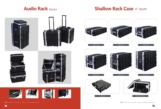 6U ABS Rack Case με αφαιρούμενες πόρτες για χώρους 2U 4U 3U 8U 10U